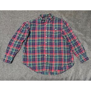 Hunt Club Men's L Plaid Long Sleeve Shirt